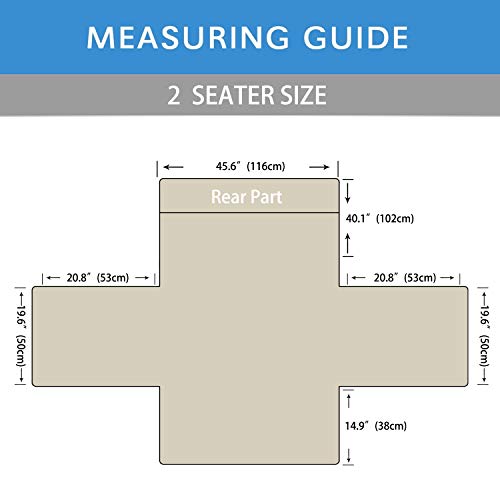 PETCUTE Sofa cover waterproof sofa slipcovers Anti Slip armchair covers Quilted Couch Slipcover Sofa Protector for dog pets Pink 2 Seater