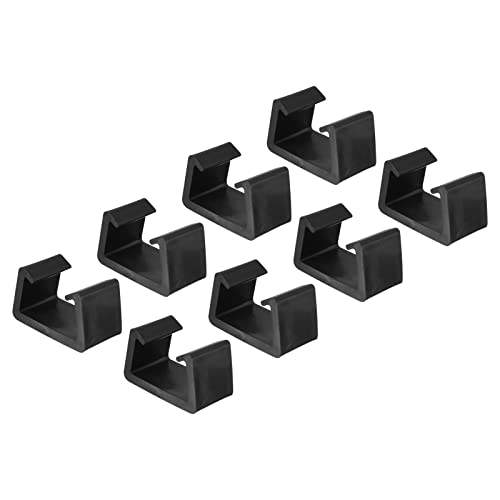 PATIKIL Patio Furniture Clips, 20 Pack Sofa Clamps Rattan Wicker Chair Fasteners for Outdoor Garden, Black