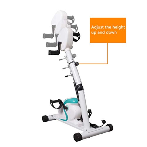 LUNEZY Pedal Trainer Electronic Physical Therapy Rehabilitation Stationary Fitness Bike,Arm and Leg Exerciser Machine for Handicap Disabled Strok