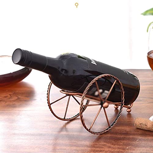 NEOCHY Metal Wine Rack, Creative Living Room Wine Cabinet Decoration Wine Iron Wine Bottle