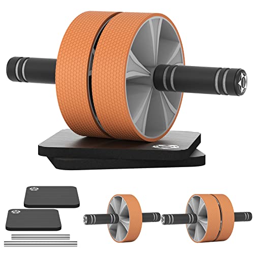 EnterSports Ab Roller Wheel, Ab Workout Equipment Exercise Wheels Set for Abdominal Core Strength Muscle Training, Muscle Roller Stick Reduce Mus