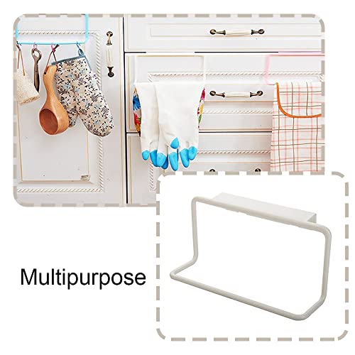 Hand Towel Holder Reusable Kitchen Towel Holder Free Standing Towel Rail Tea Towel Holders Over Door Towel Rail for Kitchen and Bathroom Cupboard