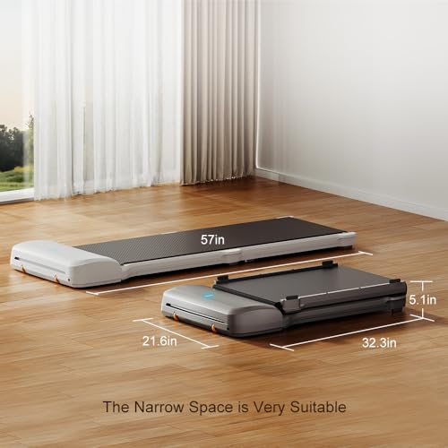 WalkingPad C1 Foldable Treadmill Walking Pad Smart Jogging Exercise Fitness Equipment, Free Installation Low Noise Footstep Induction Speed Contr