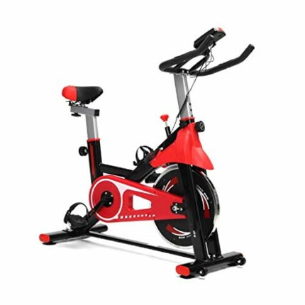N/A Exercise Bicycle Bike Upright Folding Silent Bicycle with LCD monitor Cycling Flywheel Fitness Fitness Training