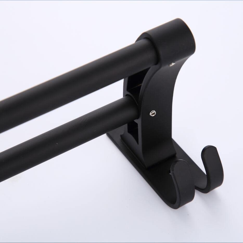 HIGOH Towel Racks,Towel Holder Towel Rail for Bathroom, European Design Double Rod Bathroom Hardware, Double Rod Hand Towel Holder Kitchen Bathro