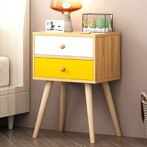 maozi Nordic Bedside Table 2 Drawer Bedside Table, Bedroom Furniture Storage Storage Bedside Table