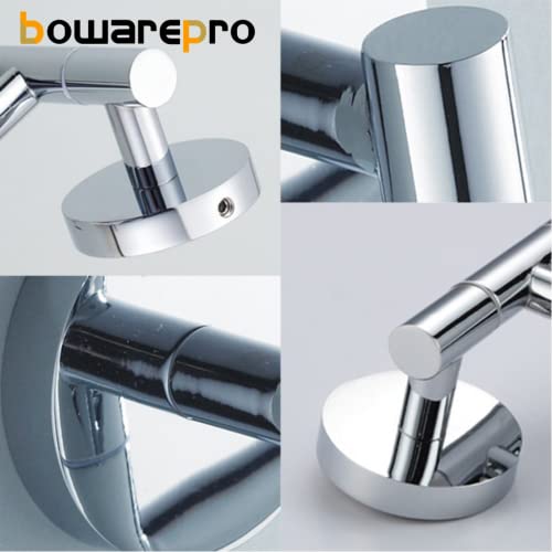 bowarepro 4-arm Swivel Towel Rails Hardware Stainless Steel 4-Bar Bathroom Kitchen fold out Towel Hanger Wall Mounted Holder, Narrow Rotatable Ba