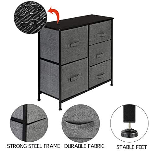 BHVXW Organizer Closet Storage Tower Non-woven Chest of Dresser Sundries Cabinet Home Bedroom Furniture Multi-layer Fabric Drawer