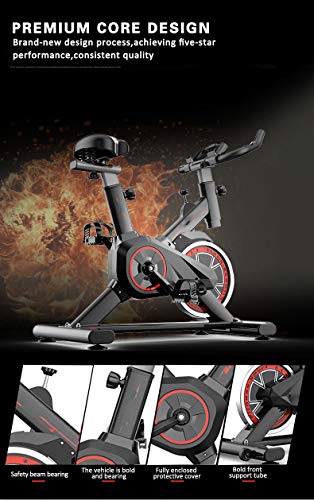 NXYJD Exercise Bike Foldable Spinning Pedals Bike Indoor Fitness Equipment for Home Sports Trainer