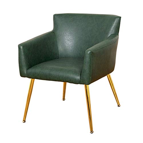 Modern Kitchen Dining Room Chairs Living Room Armchair Modern PU Leather High Back Padded Soft Seat Dining Chairs For Living Room Bedroom Kitchen