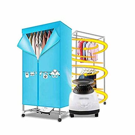 ZSEDP Small High power 1000W Dryer Household Silent Folding Dryer Energy saving Indoor Wet Laundry Warm Air Drying Wardrobe