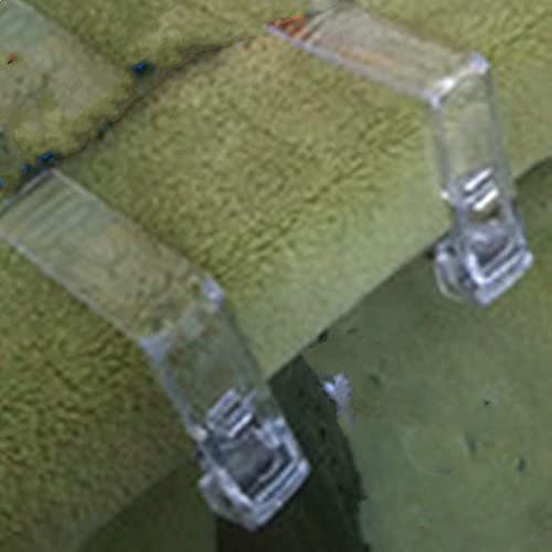 NP Tablecloth Clips Clips Clear Plastic Table Cloth Picnic Table Cloth Clamps Clips Table Cover Clamp Plastic Tablecloth Holders Clear Durable an