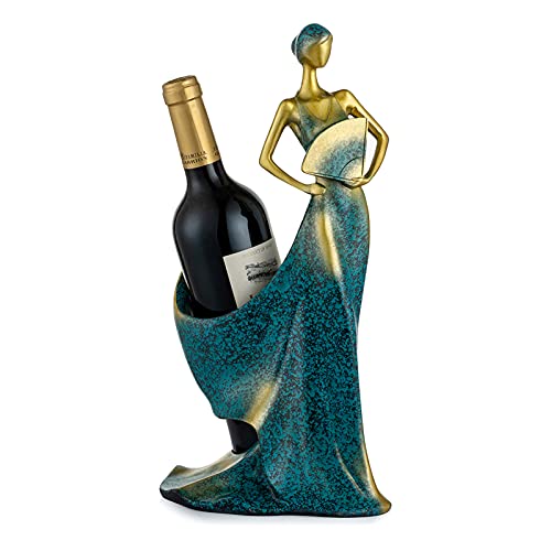 NUPTIO Wine Racks Single Bottle Wine Holder Countertop & Tabletop Holder Dining Table Centrepiece Ornaments for Living Room Kitchen Storage Rack