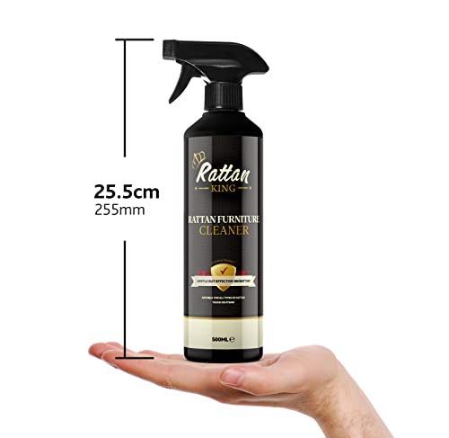 Rattan King - Rattan Furniture Cleaner and Outdoor Cushion Waterproofer Spray | Care & Protect Cleaning Bundle Kit (2x 500ml)
