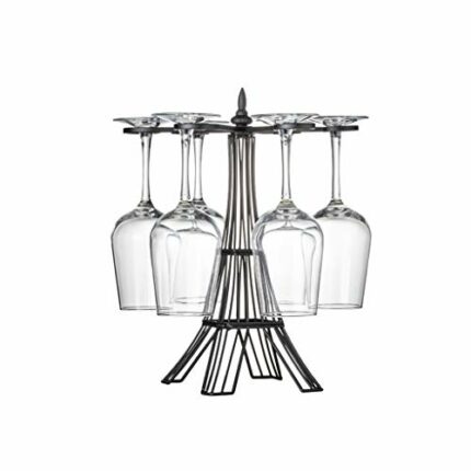 MGWYE Wine Glass Holder Upside Down Home Hanging European Style Goblet Holder Creative Living Room Decoration Ceramic Wine Holder Ornaments
