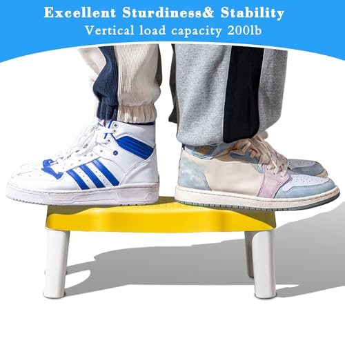 Toilet Stool Poop Stool for Adults and Children, 7" Portable Plastic Squatty Potty for Squatting Posture, Non-Slip Poop Foot Stool for Bathroom,