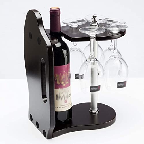 NEOCHY European Style Imitation Solid Wine Rack, Wine Glass Rack Upside Down Wine Bottle Rack Creative Decorations