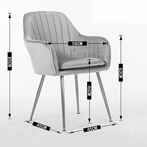 Modern Kitchen Dining Room Chairs Velvet Dining Chairs Living Room Armchair With Metal Legs Velvet Seat And Backrests Kitchen Living Room Counter