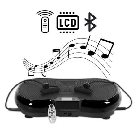 Cheery Whole Body Vibrating Platform with Balance Straps | Vibration Plate Exercise Machine | Easy Exercise Equipment at Home, Full Body Workout