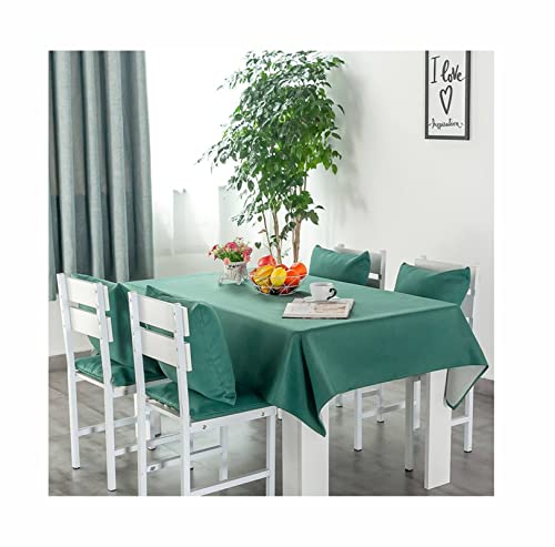 EHOMERY Table Cloth Girls Outdoor Tablecloth Clips For Wind Simple Solid Color Table Clothes Long Rectangle Tablecloth Polyester Cotton Linen Gra