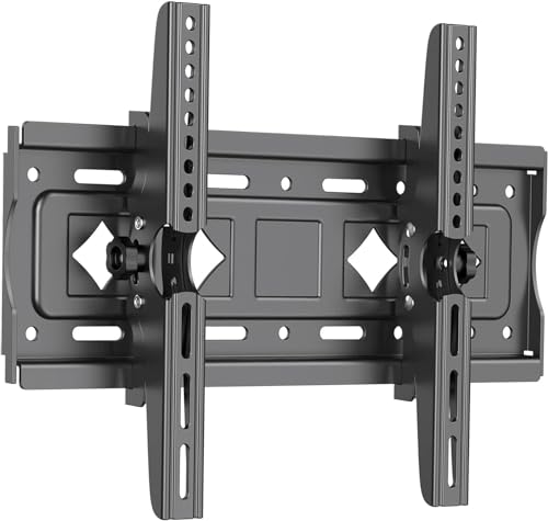 JXMTSPW TV Wall Bracket Fit Most 32-68 inchs LED, LCD OLED and Plasma Flat Curved TVs, Heavy Duty Low Profile Tilt TV Wall Mount, Max VESA 400x40