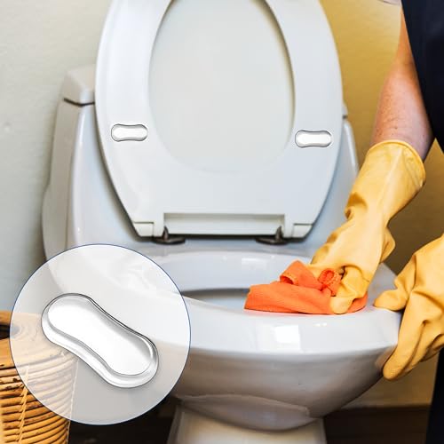 Toilet Seat Buffer, Pack of 20 Toilet Seat Bumpers, Toilet Seat Buffers Universal Replacement Bumpers, Toilet Seat Replacement Parts Buffers, Red