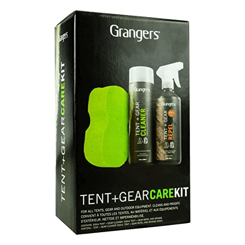 Grangers Tent + Gear Care Kit | All-In-One Cleaning and Waterproofing for Tents and Outdoor Equipment