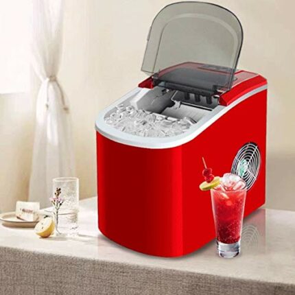 Yousiju Commercial Automatic Ice Cube Maker Household Portable Electric Bullet Round Ice Making Machine Coffee Bar