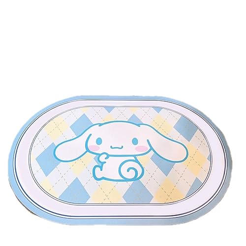 OCDSLYGB Dog Indoor Doormat 50 x 80 cm, Washable Dirt Trapper Mat,Cinna-moroll Door Mat, Non-Slip Clean Mat, Door Mat, Doormat Kitchen Rug Entran