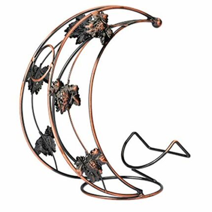 ZYZMH Moon Shape Wine Rack Practical Wine Holder Display Shelf Wine Glass Holder Decorations Bracket Bar Supplies