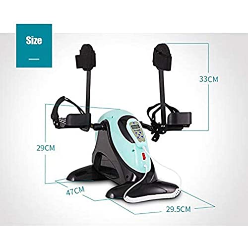 LUNEZY Electric Rehab Pedal Exerciser Physical Therapy And Rehab Bike Pedal Motorized Trainer For Handicap Disabled And Stroke Survivor Arm Leg E