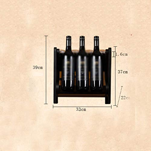 NEOCHY Wine Rack,Multi-Functionalwine Rack Creative Wine Rack Homenishings Wine Bottle Holder Simple Display Stand
