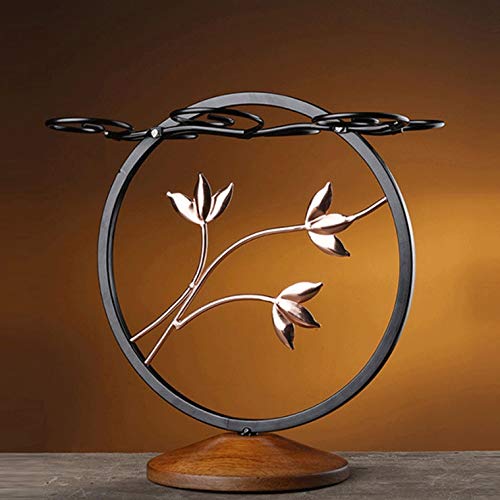 MJWDP Stemware Drying Rack Retro Glass Wrought Iron Detachable Bars Champagne Kitchen Storage Holder Cup Wine rack