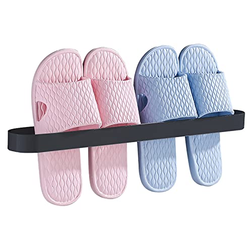 Kitchen Dish Towel Holder Wall Mounted, Self Adhesive Hand Towel Holder Black, Modern Design Hand Towel Holder, Self Adhesive Hand Towel Hanger B