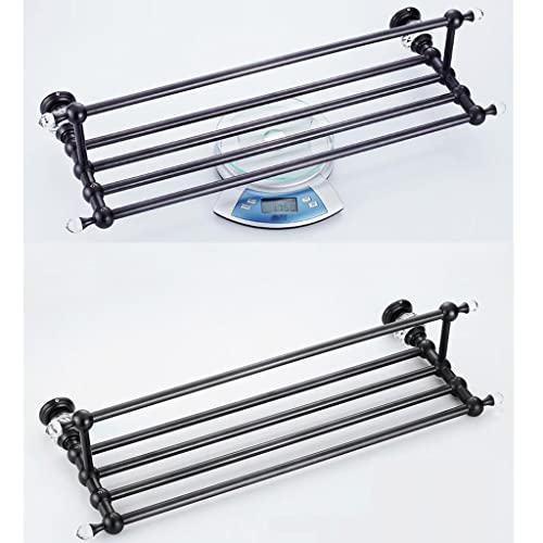 HIGOH Towel Racks, Bathroom Towel Rack Wall Mounted Towel Holder,Brasscrystal Bathroom Accessories,Bath Hardware Towel Rack,Towel Bar Holder