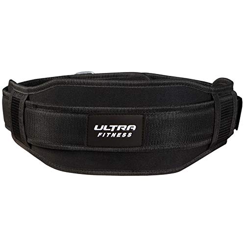 CROSSJAB Weight Lifting Belt Gym Fitness Training Double Strength Neoprene 5.5 Inch Bodybuilding Workout Belt Men Women Support Powerlifting Squa