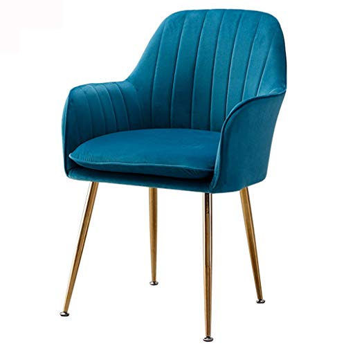 Kitchen Dining Room Furniture Chairs Velvet Dining Chair Living Room Armchair With Metal Legs Velvet Seat And Backrests for Living Room Bedroom K