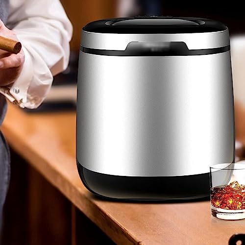 Shykey countertop ice machine Stainless Steel Countertop Ice Maker, 55 lbs. Ice in 24 Hours, 9 Bullet Cubes in 6 Mins Countertop Ice Machine for