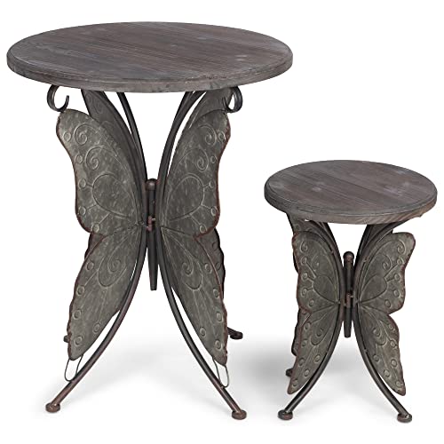 Napco 11565 Butterfly Table, Set of 2