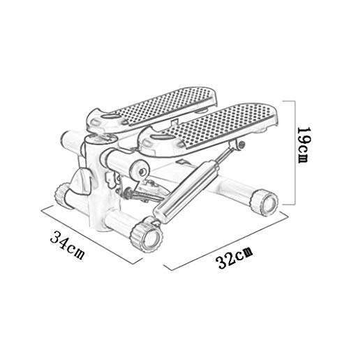 LLRYN Mini Stepper, Fitness Stair Stepper, Portable Torque Stair Stepper with Adjustable Resistance, Durable Fitness Exercise Machine with Resist