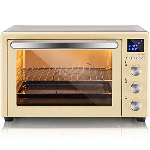 YYURUYI Electric Oven Home Baking Multifunctional Automatic Cake Machine 32 Liters Capacity Double Probe Temperature Control 3D Hot Air Circulati