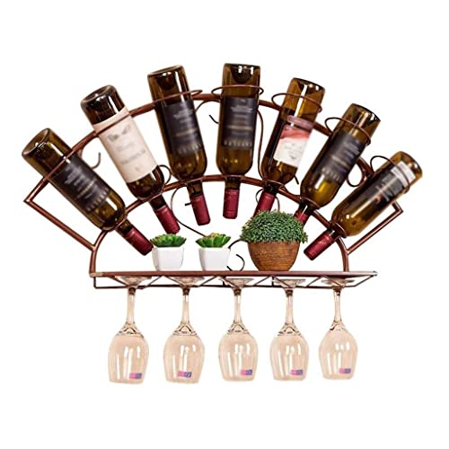 NEOCHY Wine Glass Rack, Upside Down Home Bar Wine Rack Hanging Wine Rack Rack, Metal