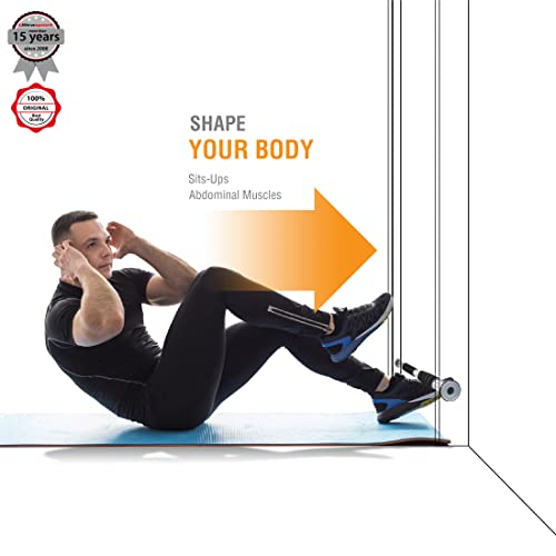 Ultrasport Pull-up Bar, Door Bar, Adjustable From 66.5 cm To 93 cm, Mountable Without Screws, Non-slip, Secure Grip, Foam Handles