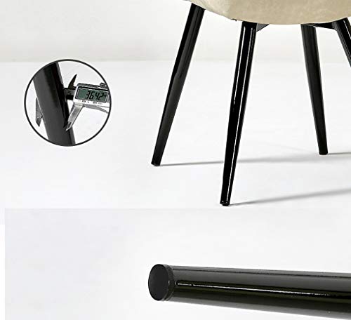 Modern Kitchen Dining Room Chairs Dining Chairs Water Proof PU Leather Side Chair With Metal Legs Kitchen Living Room Counter Chairs (Color : Cof