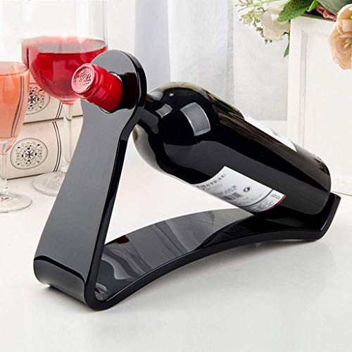 DLOETT Wine Rack - Wine Glass Rack Decoration Wine Bottle Holder(31 * 7.5 * 22 Cm)