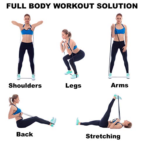 TEKNIFIT Set of 3 Pull Up Resistance Bands - Full Body Workout and Home Fitness Solution - Red, Black & Purple Power Bands