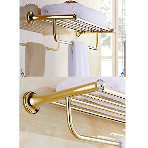 HIGOH Towel Racks,Bathroom Towel Rack Wall Mounted Towel Holder,Bathroom Accessory Towel Rack,Towel Holder,Bathroom Shelf Holder Bath Hardware wi