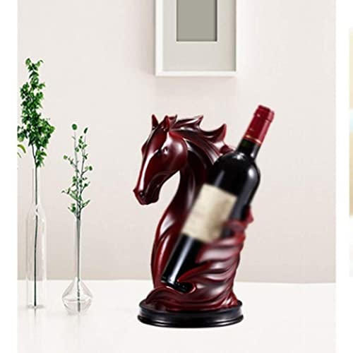 NEOCHY Resin Wine Bottle Stand, Creative Wine Rack Single Bottle Tabletop Holder for Home Decor Crafts Ornaments