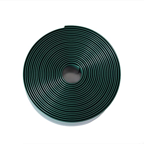 Sherwood Green 1.5" Wide 20' Length Chair Vinyl Strap Strapping for Patio Lawn Garden Outdoor Furniture Matte Finish Color …