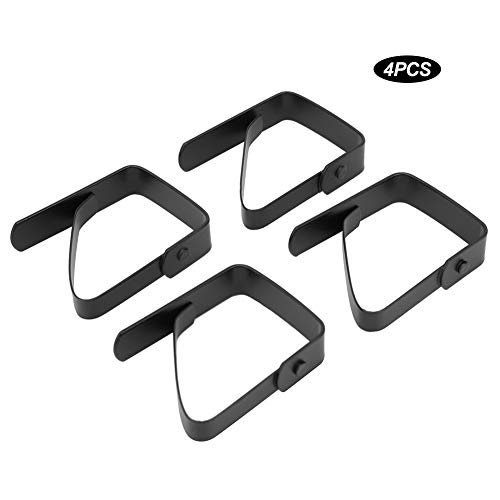 Tablecloth Clips, Anti Slip Stainless Steel Flexible Table Cloth Holder, 5 * 4cm for Picnics Marquees Weddings Graduation Party